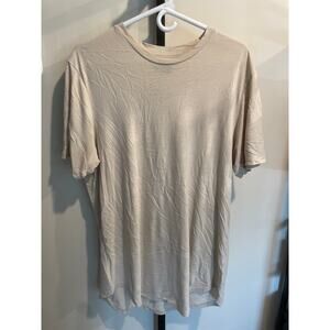 GOODLIFE Tri-Blend Classic Crew Neck T-Shirt Men's XL Short Sleeve Jersey Beige